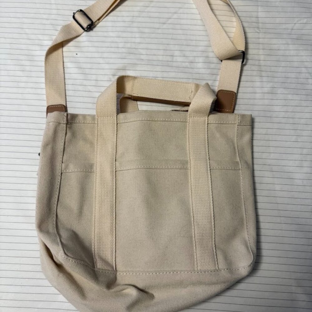Unbranded Multi Compartment Canvas Boat Tote Shoulder Lands End Style New‎